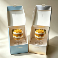 Cajas de Embalaje para Cupcakes al por Mayor, Cajas para Pasteles con Ventanas Transparentes, Caja Personalizada para Pasteles de Fiesta