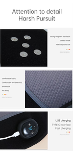 Bantalan lutut pemijat panas elektrik cerdas, dapat diisi ulang daya, mengurangi nyeri sendi bahu dan Arthritis - Product Image 4