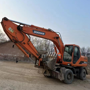 Excavadoras Doosan usadas de alta calidad, excavadora de ruedas de 21 toneladas, bomba de engranajes, rodamiento PLC para motor de construcción, motor de segunda mano - Product Image 1