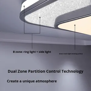 Für Vollspektrum-Augenschutz LED Yueheng Smart Serie Aufputz-Leuchte APP Sprachsteuerung CRI Beleuchtung - Product Image 3