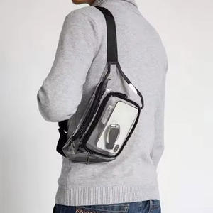 Promosyon özel açık kadın erkek su geçirmez şeffaf bel çantası pvc şeffaf fanny paketi - Product Image 5