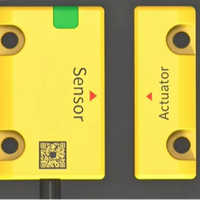 Interrupteur de sécurité magnétique RFID sans contact, codé, à chaîne de déclenchement, pour la protection des machines industrielles