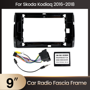 Telaio del pannello del cruscotto MEKEDE per Skoda <span class=keywords><strong>Fabia</strong></span> Octavia <span class=keywords><strong>Superb</strong></span> <span class=keywords><strong>Fabia</strong></span> Kodiaq Rapid <span class=keywords><strong>Superb</strong></span> Octavia Car frame con cavo RCA - Product Image 6