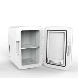 Sıcak satış fabrika özelleştirilmiş 6L Mini taşınabilir kozmetik buzdolabı Mini buzdolabı araba Mini buzdolabı