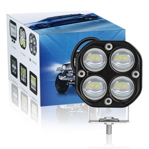 Luz de Trabajo LED Cuadrada de 3 Pulgadas, 12v 24v, Lente Proyector, Faro Delantero, Barras de Luz LED, Luces Todoterreno 4x4 para Jeep Wrangler - Product Image 1