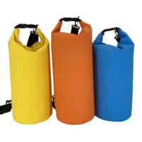 Bolsa seca para deportes al aire libre, resistente al agua, con correa de hombro ajustable para playa, derrape, senderismo y montañismo