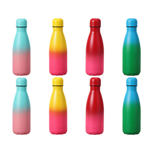 Meilleure vente Gradient 350ML cuivre isolé thermo thermique flacons à vide vide Sport sous vide Double <span class=keywords><strong>bouteille</strong></span> d'eau en acier inoxydable - Product Image 6