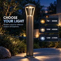 Nouvelle Lampe LED Chinoise pour Pelouse 600/760/900mm, Corps de Lampe de Jardin en Alliage d'Aluminium pour Éclairage de Parc, Allée, Aménagement Paysager et Communautaire
