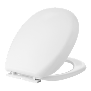 Sedile WC Allungato ROME in Materiale Termoindurente, Design Moderno in Plastica per Uso in Bagno, Chiusura Normale - Product Image 1