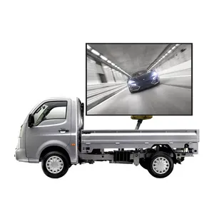 Tela LED portátil para publicidade móvel externa P4mm de alto brilho para veículos e esportes, montada em caminhão, outdoor portátil
