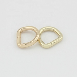 Anneaux en D métalliques réglables Nolvo World 15*15 mm 5/8 po - 6 couleurs disponibles, <span class=keywords><strong>logo</strong></span> personnalisable pour articles en cuir et accessoires de fabrication de sacs - Product Image 3