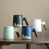 Tasse en céramique moderne personnalisée avec logo, forme sur mesure, émaillée colorée, résistante au lave-vaisselle, cadeau promotionnel