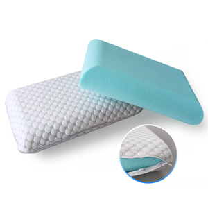 Hiện đại làm mát tre gối bộ nhớ bọt hình chữ nhật Bộ nhớ bọt lõm gối - Product Image 2