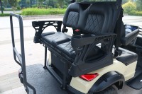 Voiturette de golf électrique de luxe 4 places avec coffre arrière intégré et couleur de carrosserie personnalisée pour la chasse et les usages utilitaires