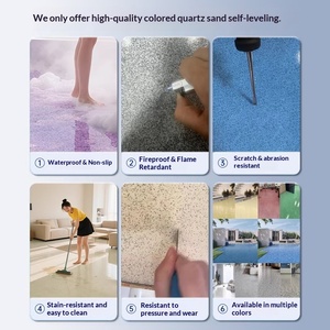 Peinture époxy colorée pour sols en ciment, résistante à l'usure, antidérapante, autolissante, renforcée, pour la rénovation des sols et des garages domestiques - Product Image 3