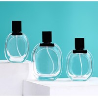 Flacon pulvérisateur de parfum en verre mat rechargeable personnalisé 50 ml avec pompe, impression sérigraphique, logo personnalisé, boîte diffuseur à roseaux pour mascara