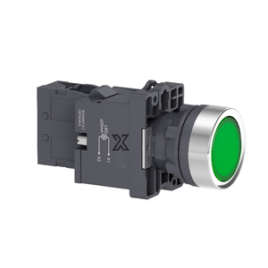 XA2EW33M1 สวิตช์ปุ่มกดแบบมีไฟ ปุ่มกดแบบมีไฟประกอบเสร็จสมบูรณ์ - Product Image 1