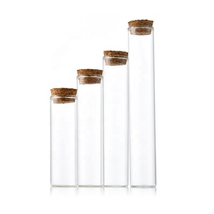 25mm nuova provetta in sughero a bocca dritta a vita sana che desidera una bottiglia di vetro alla deriva a stella - Product Image 3