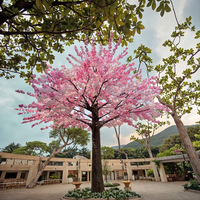 China Hersteller Hochzeit Restaurant Dekoration 3m große Kunststoff weiße Blumen bäume Kirschblüten künstlicher Baum