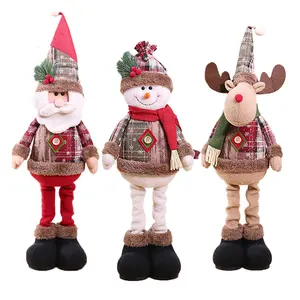2020 חג מולד בובות חג מולד עץ קישוטי חדשני איילים שלג קישוט ילדים חדש מתנה לשנה
