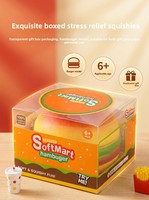 Jouet Squishy Hamburger Réaliste Surdimensionné à Montée Lente Anti-Stress pour Enfants et Adultes - Offre Spéciale