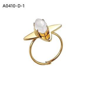 แหวนแฟชั่นประดับ PIEDRA NATURAL A0410 สำหรับผู้หญิง เครื่องประดับคุณภาพสูง - Product Image 1