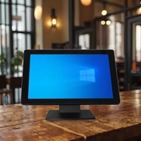 Monitor Táctil/No Táctil de 15 Pulgadas con Interfaz USB y Serial, Pantalla de Alta Calidad para Clientes en Tiendas Minoristas y Cafeterías