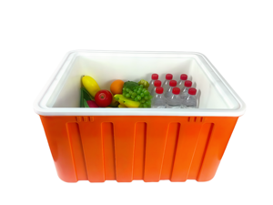 Nevera Portátil Térmica Reutilizable de Plástico EPS de 63L, Modelo PP63L, para Alimentos y Latas en Restaurantes - Product Image 3