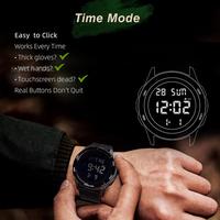 Montre de sport multifonctionnelle pour homme NORTH EDGE TERRAX, lumineuse, étanche 50 m, bracelet en nylon, pour aventures en plein air
