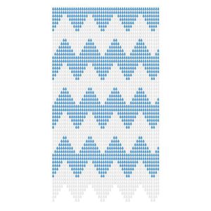 Cortina de acrílico terminada con cuentas de plástico y cristal, decorativa para el hogar y la sala de estar, cortina de verano densamente tejida a prueba de mosquitos y moscas. - Product Image 4