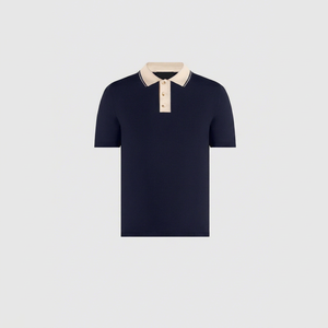 Polo pour homme, tissu doux, manches courtes, col classique, décontracté, pour l'été, les sports de plein air, le quotidien, kaki, élégant - Product Image 1
