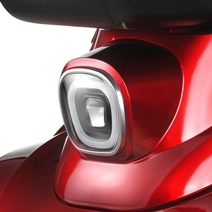 Scooter à 4 roues pour usage extérieur, étanche, équipé d'un siège et d'un panier utilitaire avant RS-MS106-A Scooter à 4 roues - Product Image 3