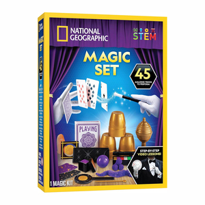 avec des instructions vidéo étape par étape pour chaque tour fournie par un magicien professionnel Ensemble <span class=keywords><strong>de</strong></span> magie National Geographic pour enfants - Product Image 1