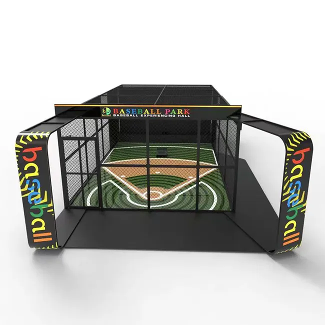 Meeslepende Interactieve Sport Ar Indoor Amusement Muntautomaat Game Machine Baseball Simulator Voor Verkoop
