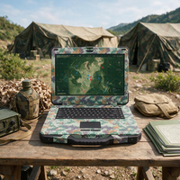 AICSHTER Laptop Industriale Robusto da 15,6 Pollici / Terminale di Comando Mobile per Veicoli Intel I7-11390H IGP Nuovo SSD UE Pannello IPS