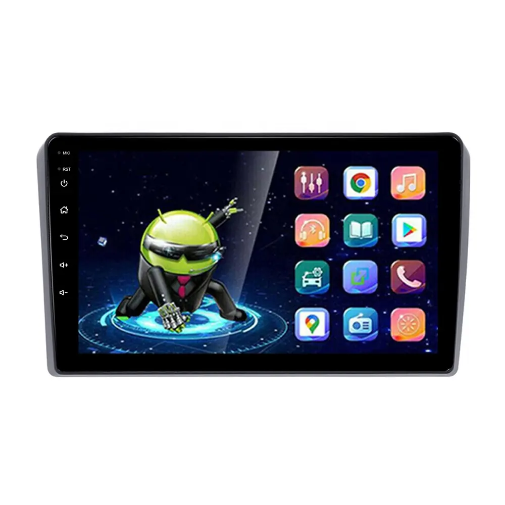 HD multimedya 9 inç dokunmatik ekran android 1 + 16GB navigasyon wifi araba radyo dvd OYNATICI Audi A3 2003-12