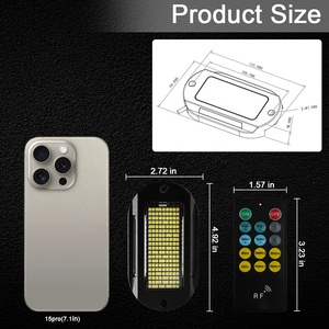 Kingshowstar Nuovo Sistema Avanzato di Luci Rock con 219 LED Ultra-Luminosi Bianco Puro IP67 Impermeabile in Alluminio 12V per Fuoristrada e Camion - Product Image 5