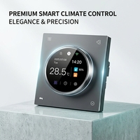 Contrôleur de température rotatif à écran couleur SDM8-3A avec arrêt automatique programmé intelligent et luminosité réglable
