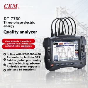 Analisador de Qualidade de Energia Trifásico CEM DT-7760, Analisador de Espectro para Monitoramento e Manutenção da Qualidade de Energia, Certificado CE - Product Image 6