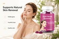 Gummies à croquer Youth Renew en gros, directement de l'usine, 60 pièces, formule naturelle, soutien au bien-être immunitaire, complément pour adultes