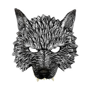 Máscara de Lobo de Espuma 3D Suave RP Mejorada para Disfraces de Halloween y Carnaval - Product Image 1