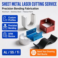 Service de découpe laser de tôles, fabrication sur mesure de pièces en aluminium, acier inoxydable et titane, pliage de précision OEM