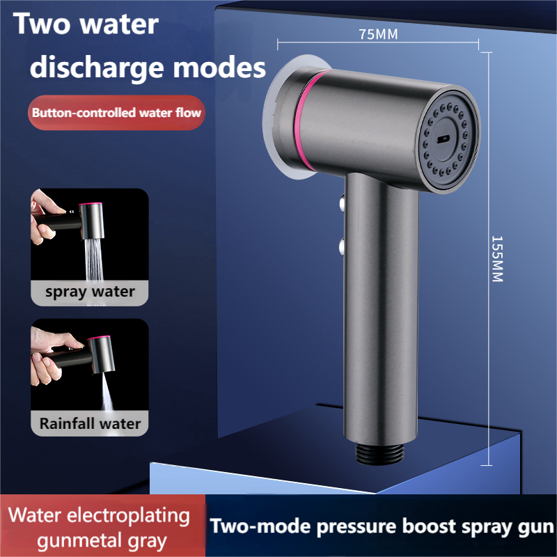 Gunmetal สีเทาชุบน้ำไฟฟ้า (hookless)