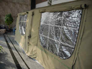 Oxford <b>Waterproof</b> Air <b>Tent</b> 95% UV Protection Anti-mosquito Custom Logo Portable Four-season Double Layer Two Bedrooms Living - Product Image 2