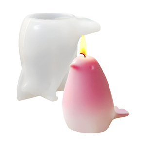 Moule en silicone DIY pour bougies et ornements, motif petit oiseau mignon et gâteau, style INS, pour aromathérapie - Product Image 2