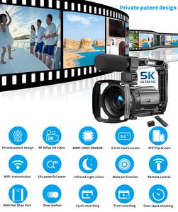 กล้องระดับมืออาชีพ 5K พร้อมเลนส์ 16X ความละเอียด 48.0 ล้านพิกเซล กล้อง DSLR ดิจิตอล สะดวกสำหรับการถ่ายวิดีโอบล็อก หน้าจอ HD 3.0 นิ้ว - Product Image 2