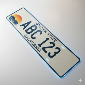 Placas de Matrícula de Vehículos de Metal Estilo Europeo Personalizadas, Placa de Número 3D Estampada, Fabricante, Acabado Brillante, Ajuste Universal, 2 mm - Product Image 5