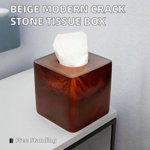 Boîte à mouchoirs en bois imprimée de luxe, prix bas, élégante, pour salon et bureau, boîte à mouchoirs en bois imprimée artistique - Product Image 2