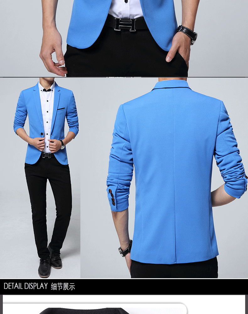 2022 Plus Size 5XL Men's Suits s Autumn Spring Fashion Slim Suit For Men Business Casual Mens Clothing B1987