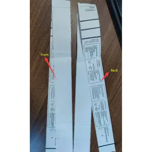 860-960mhz 수동 UHF 라벨 RFID 스티커 공항 수하물을위한 RFID 칩 항공사 수하물 태그